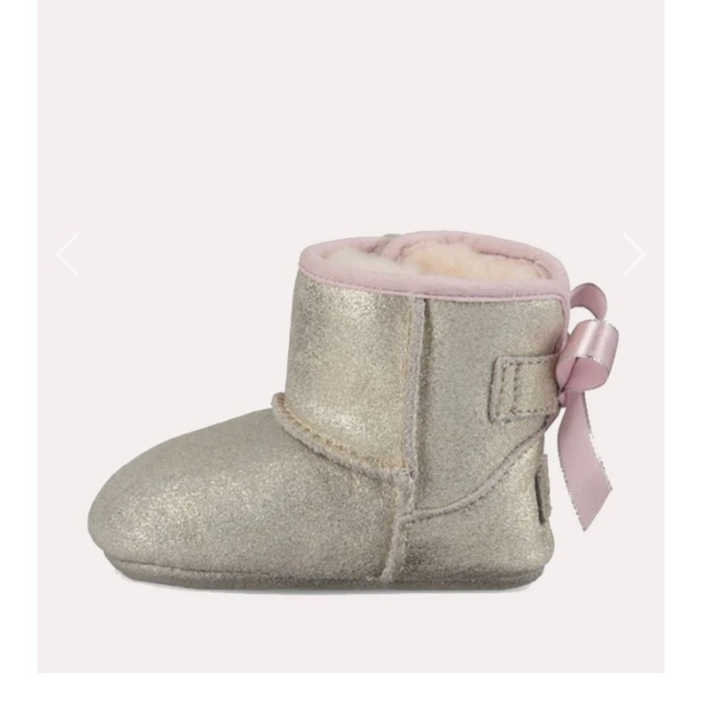 UGG BABY JESSE BOW II METALLIC BOOTIE